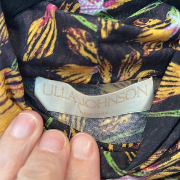 Ulla Johnson Aurelia Turtleneck Floral Long Sleeve Top - Picture 2 of 9